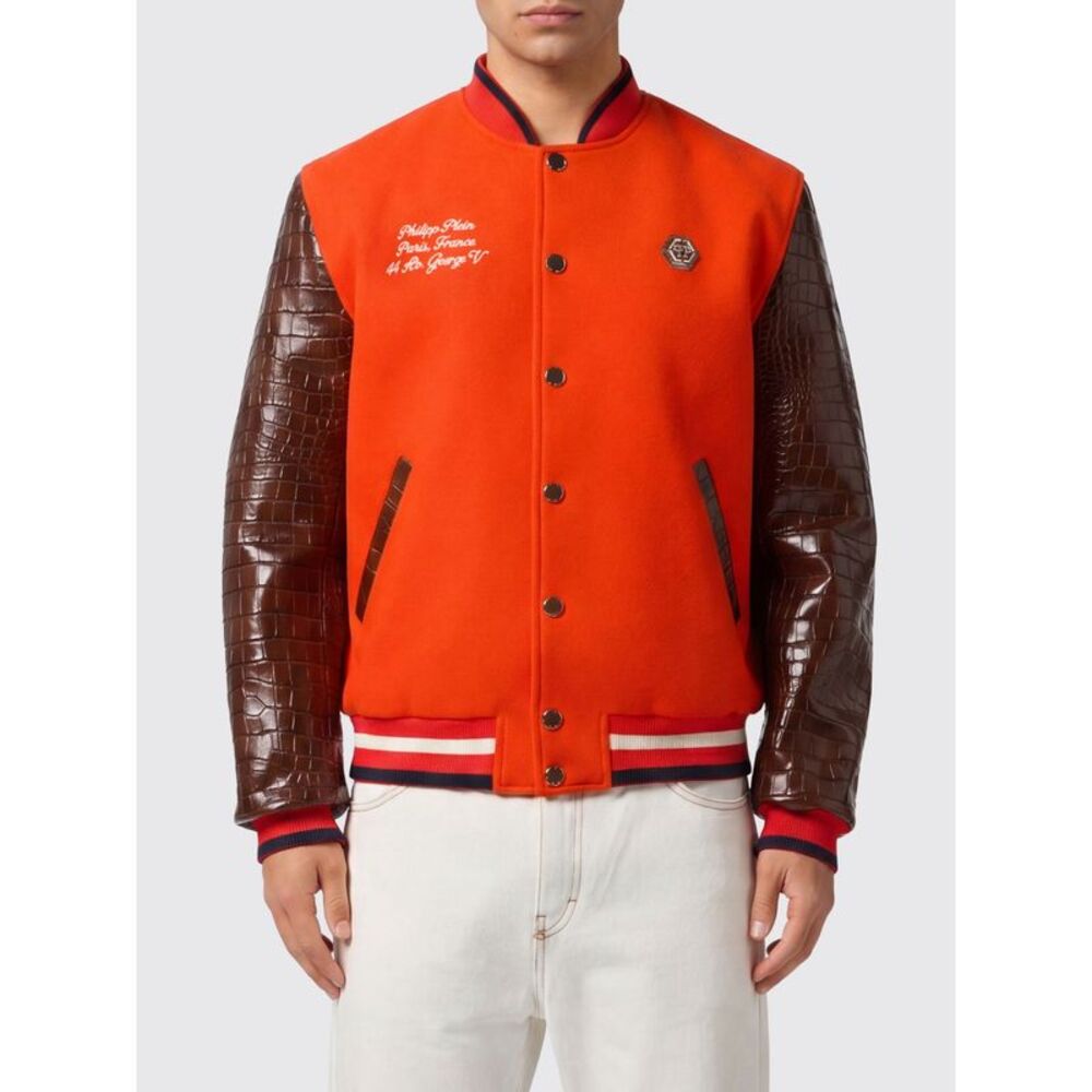 Philipp Plein Jacket Men Orange